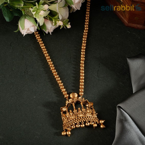 Sellrabbit Gold Temple Pendant Set. SKU-AB-10012