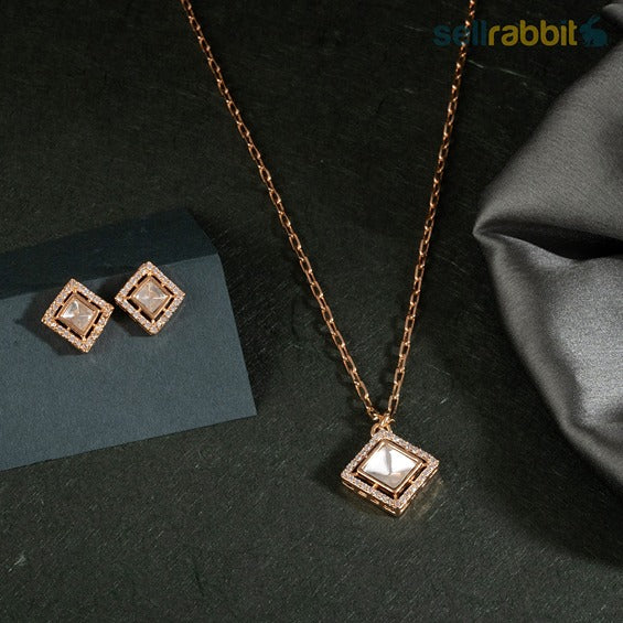 Sellrabbit AD Diamond Pendant Set. SKU-KS-10021