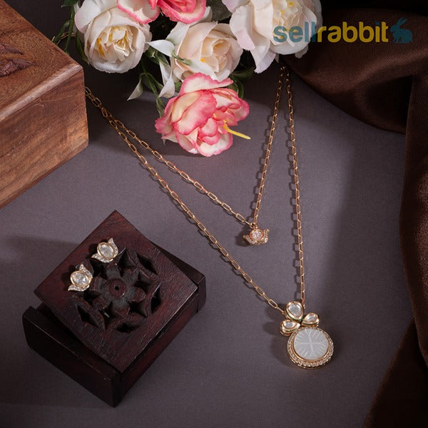 Sellrabbit Double Layered Pendant Set. SKU-MP-10028