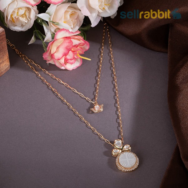 Sellrabbit Double Layered Pendant Set. SKU-MP-10028