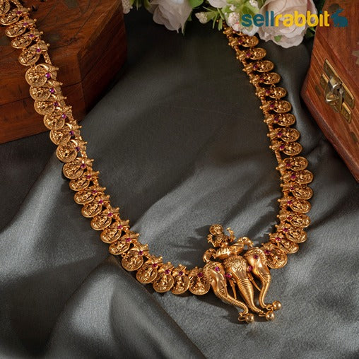 Sellrabbit Gold Plated Temple Necklace Set. SKU-AB-10069