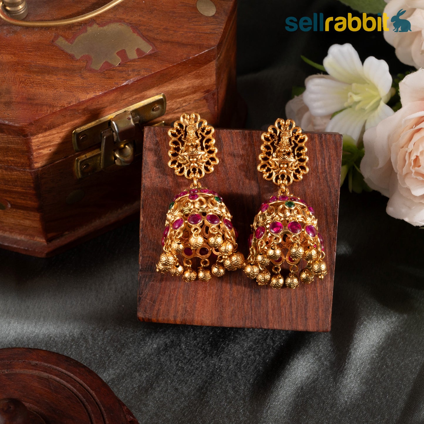 Sellrabbit Gold Plated Temple Necklace Set. SKU-AB-10070