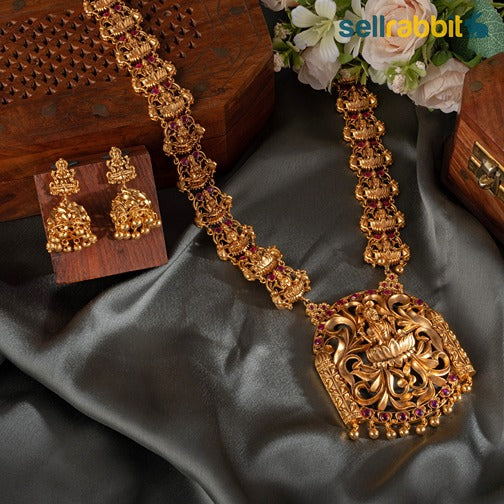 Sellrabbit Gold Plated Temple Necklace Set. SKU-AB-10077