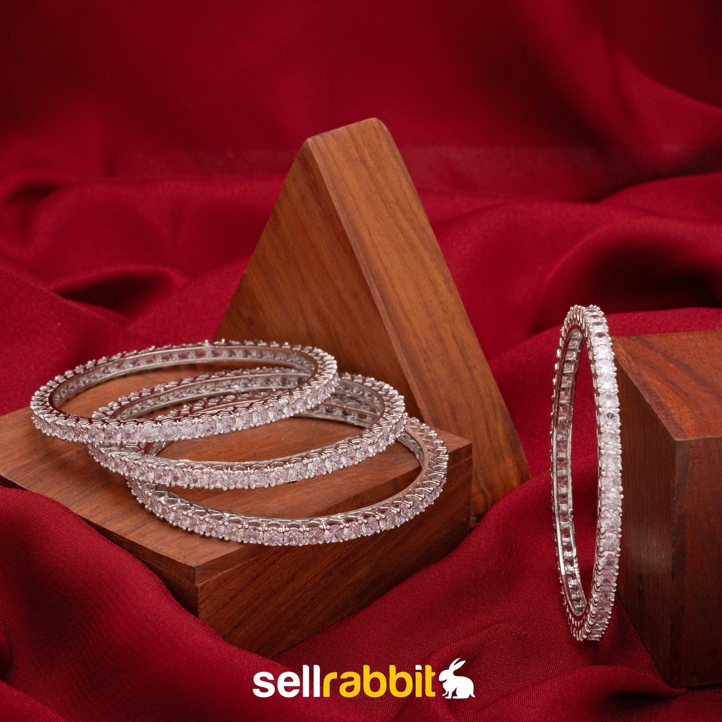 Sellrabbit American Diamond Bangles. SKU-AB-7039