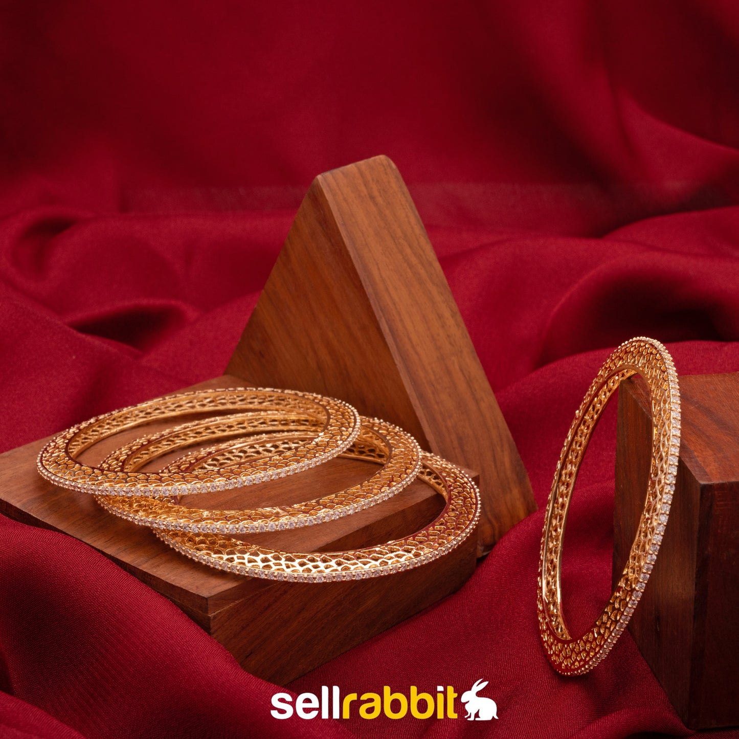 Sellrabbit American Diamond Bangles. SKU-AB-8240