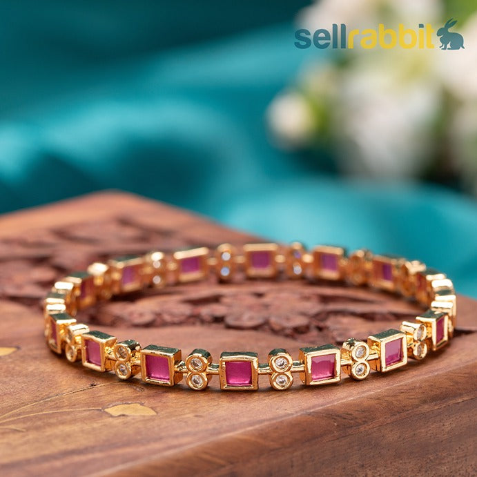 Sellrabbit AD Ruby Bangles. SKU-AB-8379