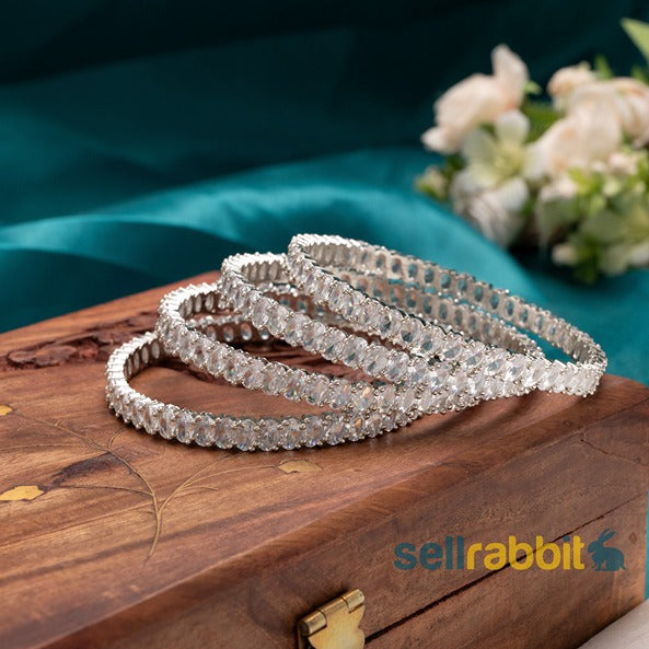 Sellrabbit AD Marquise bangles. SKU-AB-8392