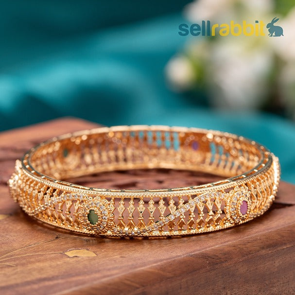 Sellrabbit AD Ruby Bangles/Kada. SKU-AB-8395