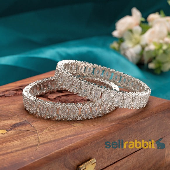 Sellrabbit AD Leaf Shape Bangles. SKU-AB-8405